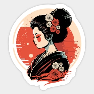 Geisha Sticker